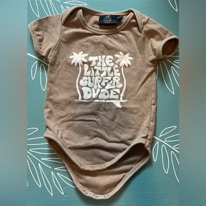 Little surfer dude onesie